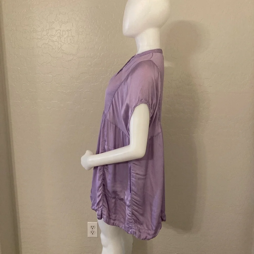 Free People Lilac Purple Babydoll Mini Dress XS